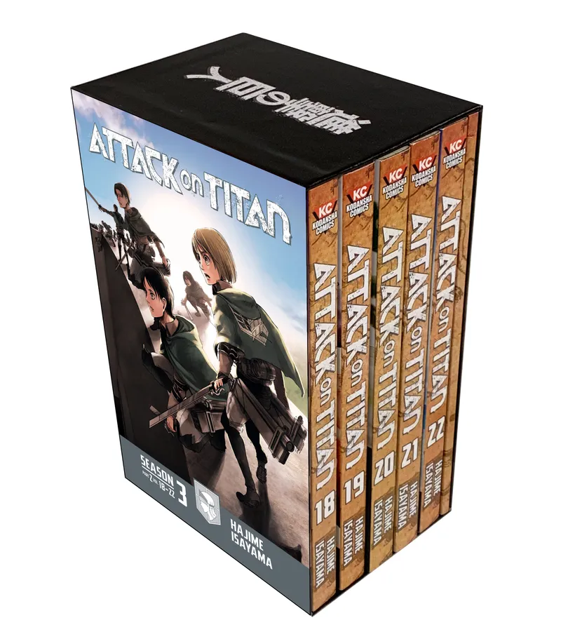 Cover of Attack on Titan Manga Box Sets Vol 5