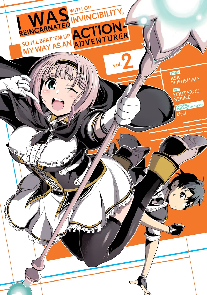 Cover of I Was Reincarnated with OP Invincibility, so I'll Beat 'em Up My Way as an Action-Adventurer Vol 2