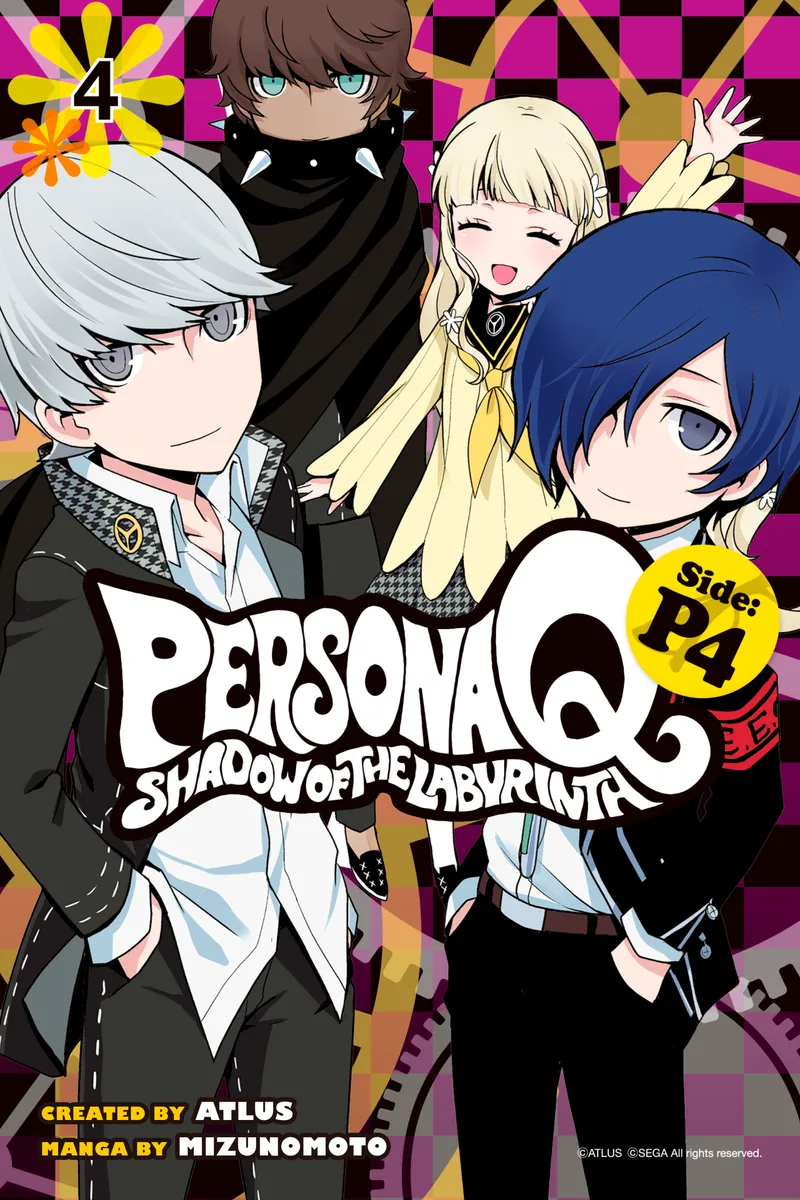 Cover of Persona Q: Shadow of the Labyrinth Side: P4 Vol. 4